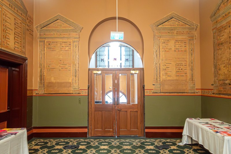 Interior of Victorian Trades Hall