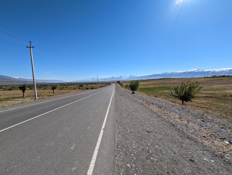 5km to get to the site after the border