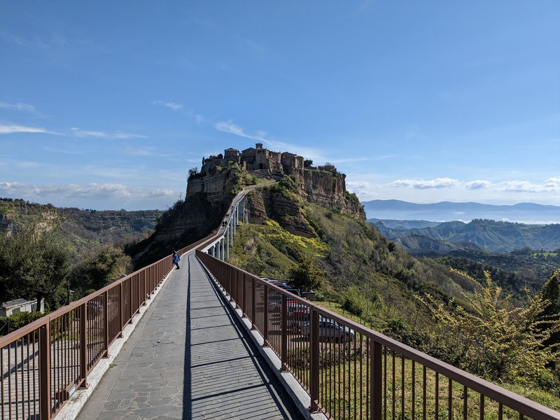A steep hike to Civita di Bagnoregio