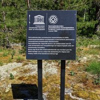 Plaque of Sammallahdenmäki