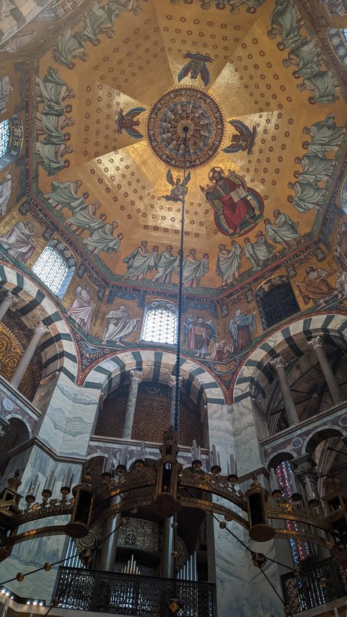 The Octagon, the heart of Aachen Cathedral.
