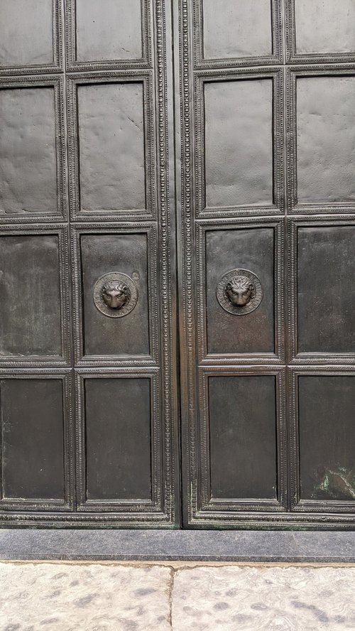 The doors of Aachen Cathedral