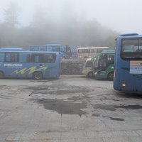 Upper bus terminal at Mount Emei
