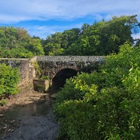 The Easy-to-be-missed Puente del Matadero, marking the exit from Panamá Viejo and the starting point of the Camino