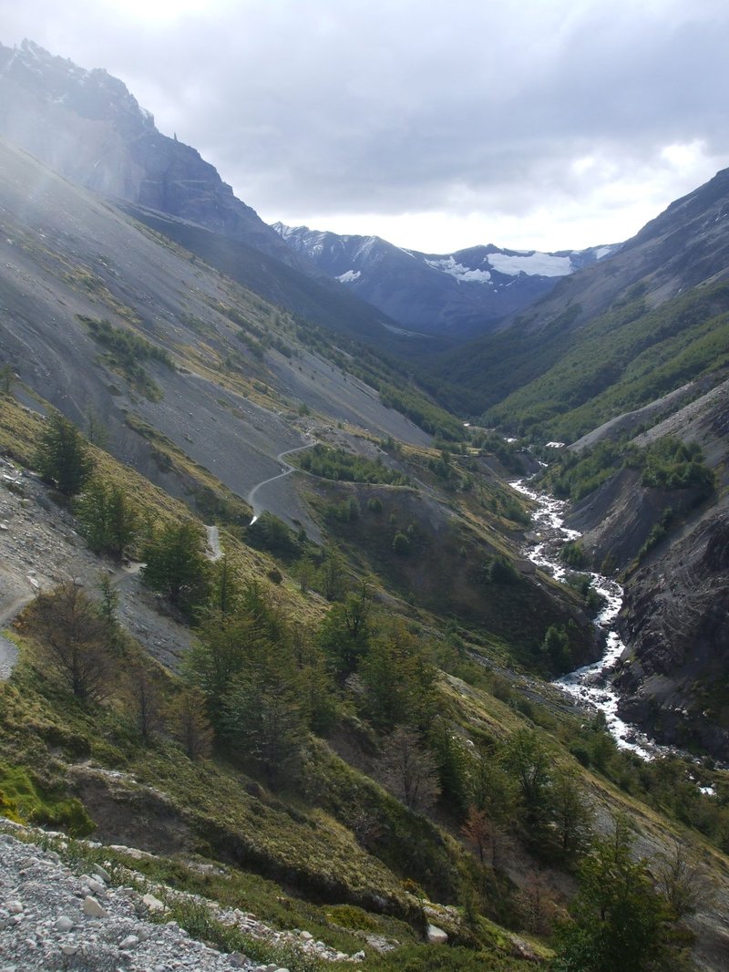 The path alongside the Rio Ascensio