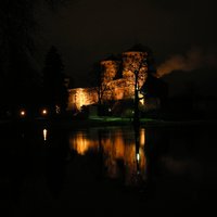 The medieval castle of Olavinlinna at Savonlinna 