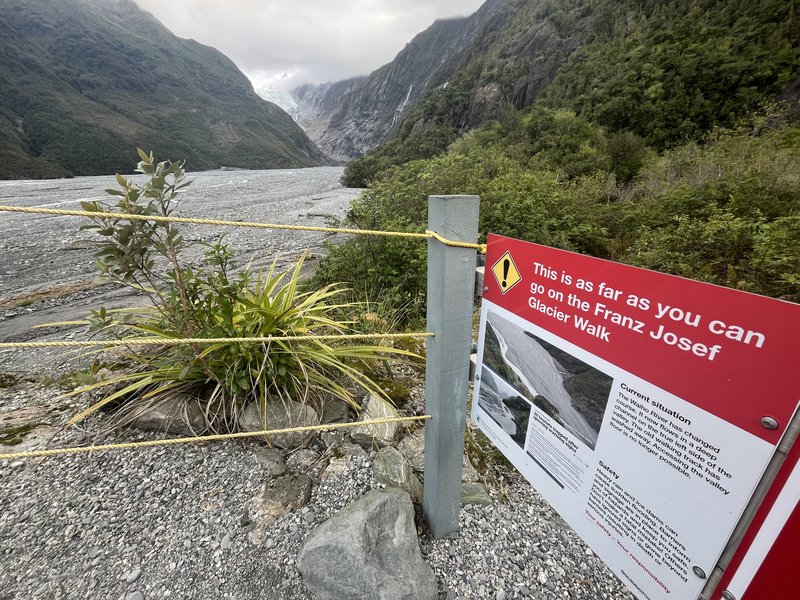 Franz Josef Glacier restricted access