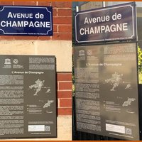 Plaque de Champagne