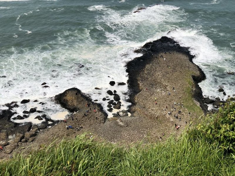Giant's causeway from upper path