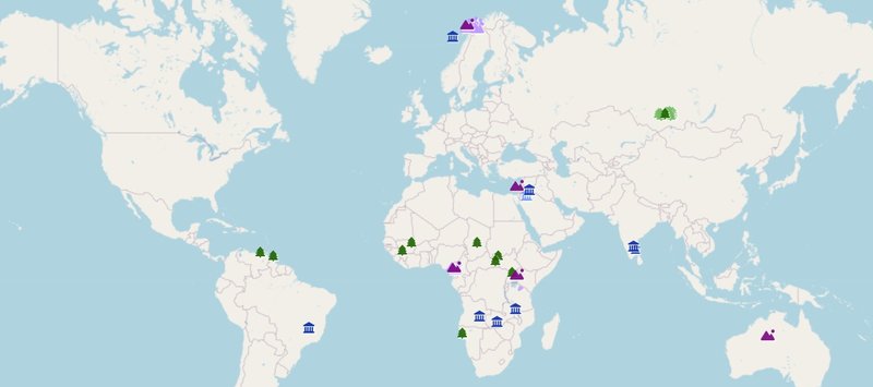 Global spread of WHS with Inselbergs