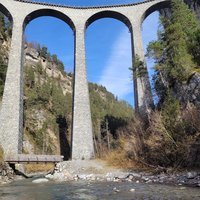 Rhaetian Railway: Landwasser Viaduct