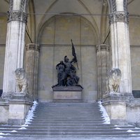 Munich - Ludwigstrasse, Odeonplatz, Feldherrenhall