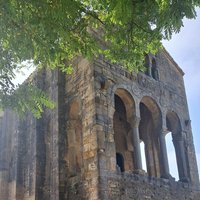 Asturian Monuments Santa Maria del Naranco (View of the main façade)