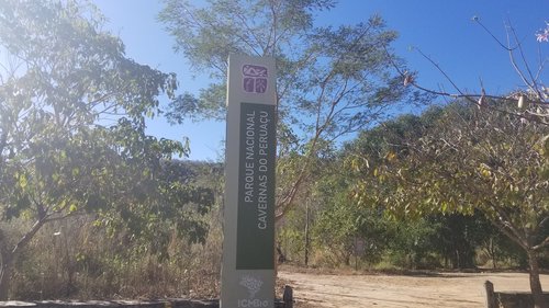 Peruaçu Entrance Sign