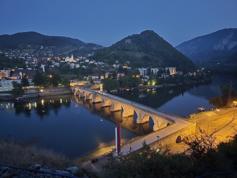 Dusk Photo of Bridge