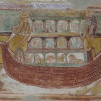 Saint Savin sur Gartempe mural