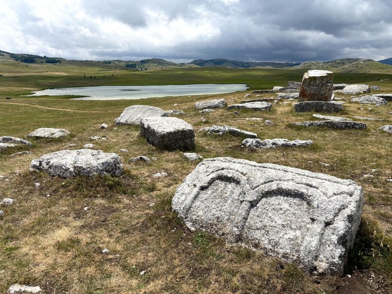 Stećci Montenegro, field ‘Grčko groblje’