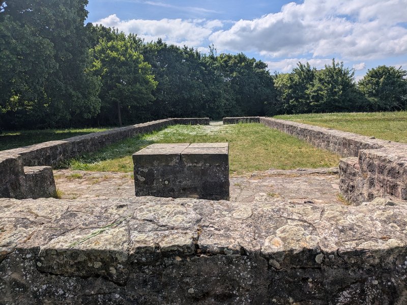 The ruins of Altenmünster, the first monastery built in the area.