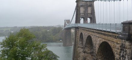 Menai + Conwy Bridges
