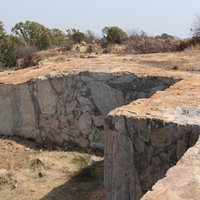 Vredefort Dome: The pseudotachylite (quarry) site South Africa