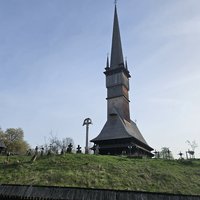 Wooden Churches of Maramures: Church of the Holy Archangels Surdesti, Sisesti, Romania