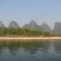 The Lijiang River Scenic Zone at Guilin
