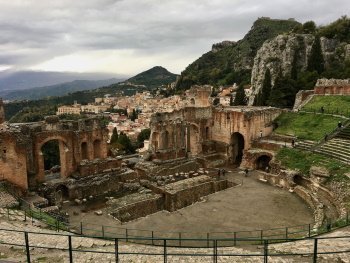 Taormina and Isola Bella by Shandos Cleaver