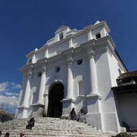 Town of Chichicastenango by Roman Bruehwiler