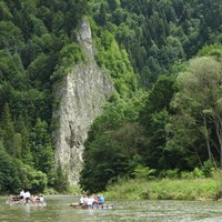 The Dunejec River Gorge in the Pieniny Mountains by Roman Bruehwiler
