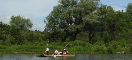 The Dunejec River Gorge in the Pieniny Mountains