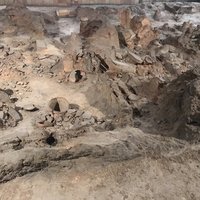 Two neolithic dwellings 