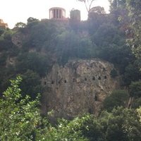 The Aniene valley and Villa Gregoriana in Tivoli by Astraftis