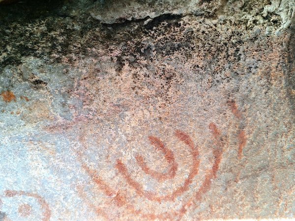 Mwela Rock Paintings by Roman Bruehwiler