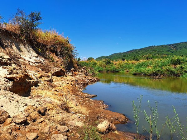 Kalambo falls archaeological site by Roman Bruehwiler