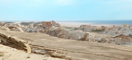 Cold winter deserts of Turan