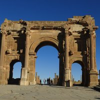 Timgad by Roman Bruehwiler