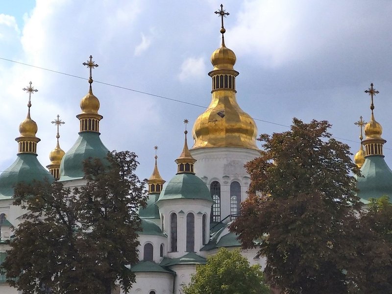 Kyiv Cathedral and Lavra by Tsunami