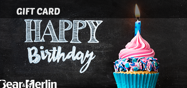 Gift card for birthday