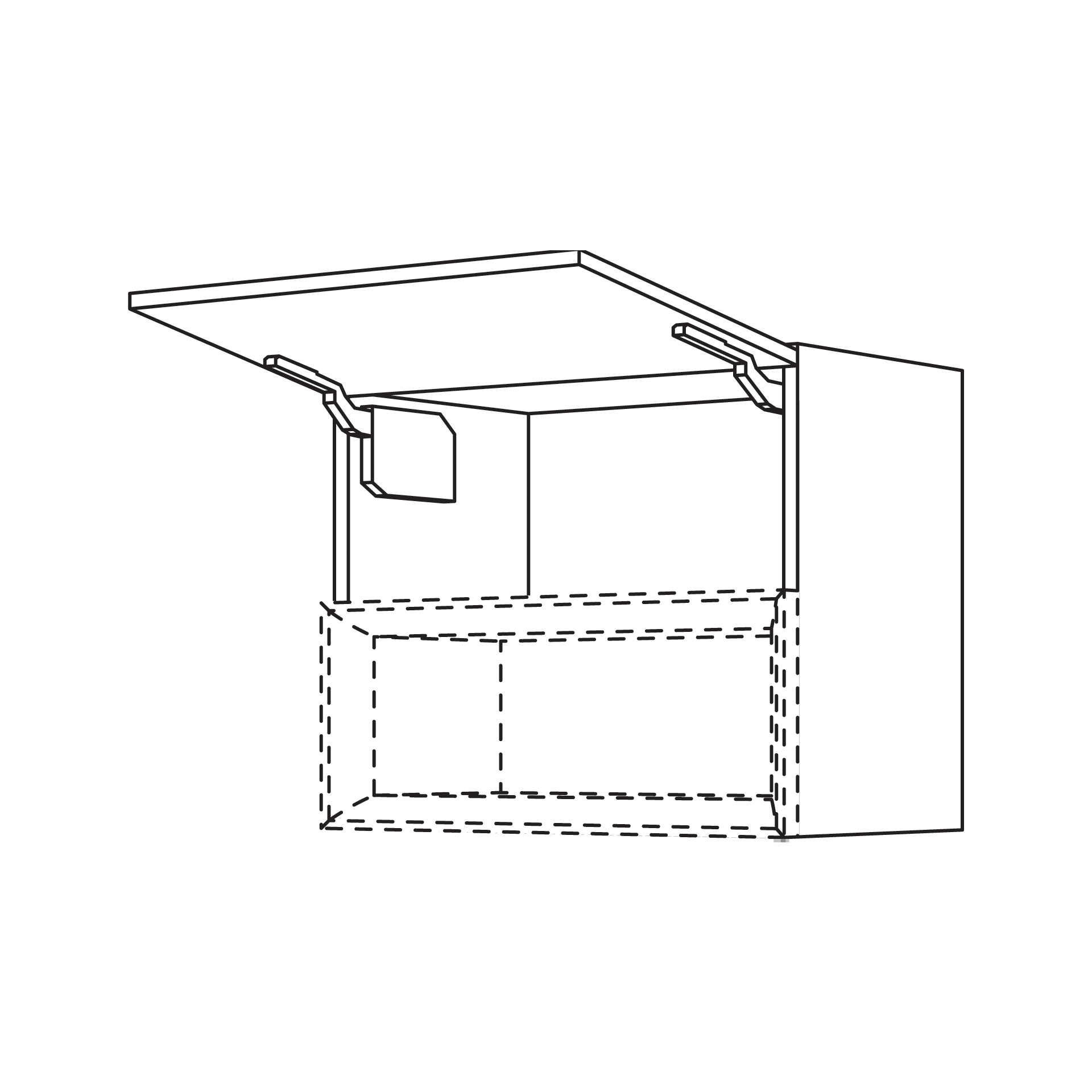65861 - WKC60-58 - Wandschrank mit Klappe fuer Regaleinsatz Case.png