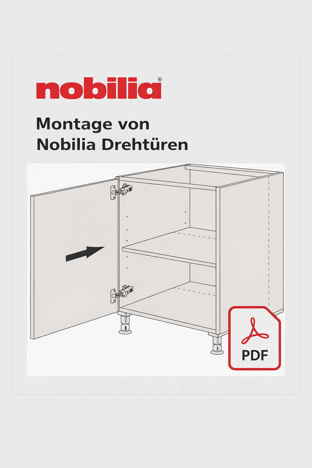 Montageanleitung für Nobilia Drehtüren