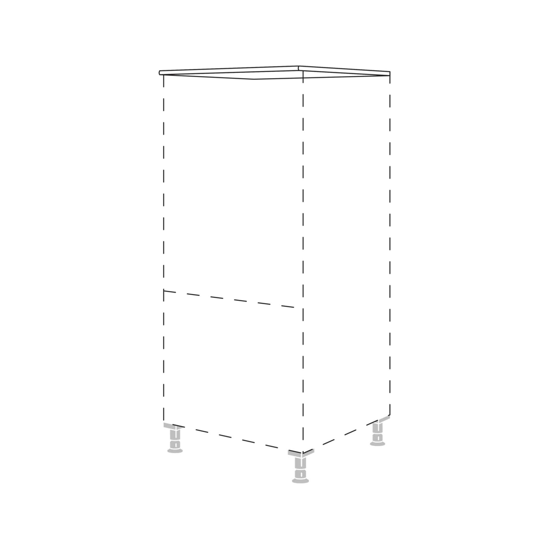 Nobilia Abdeckböden in 16 mm und Lack für Highboard und Hochschrank