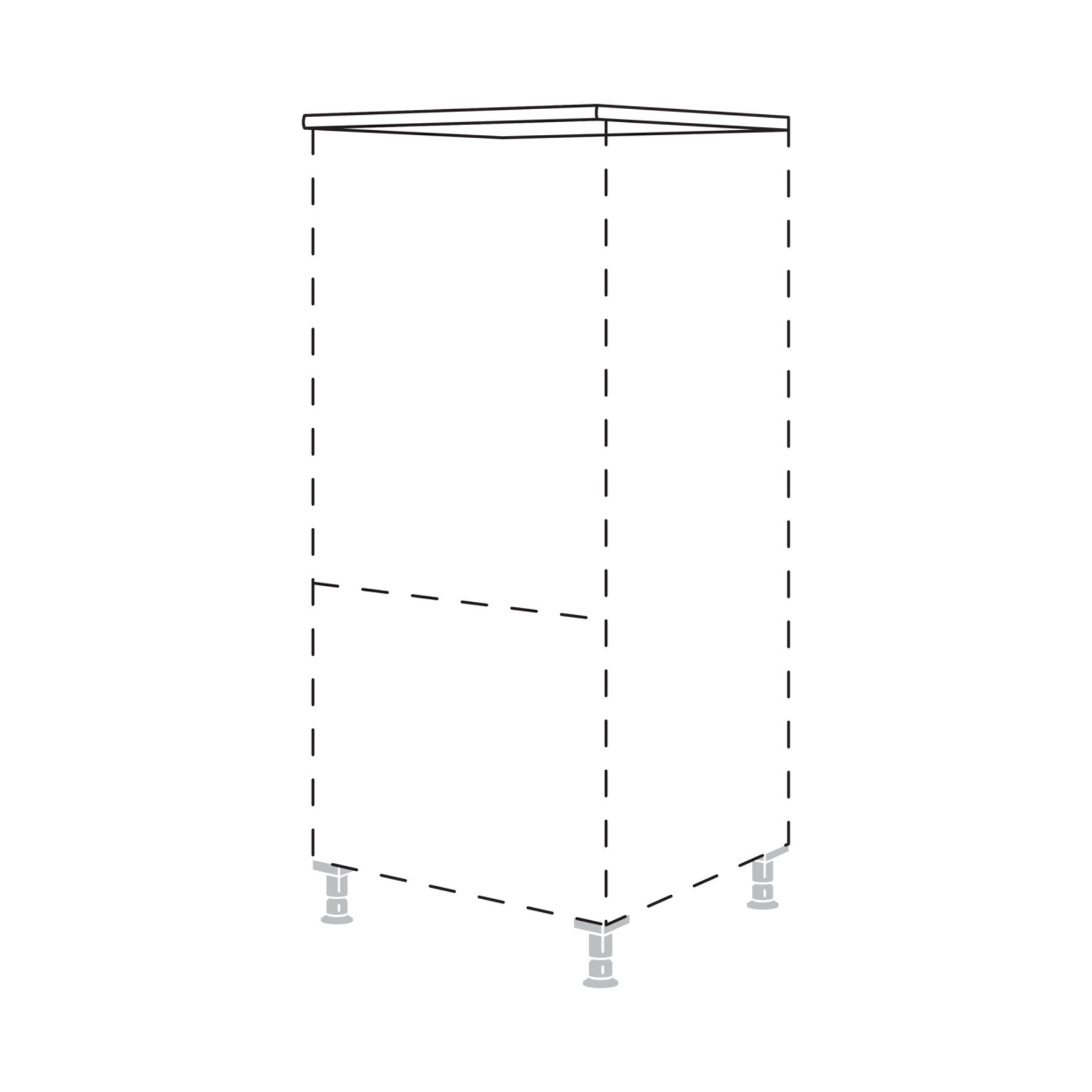 Nobilia Hochschränke und Highboards in 25 mm Stärke