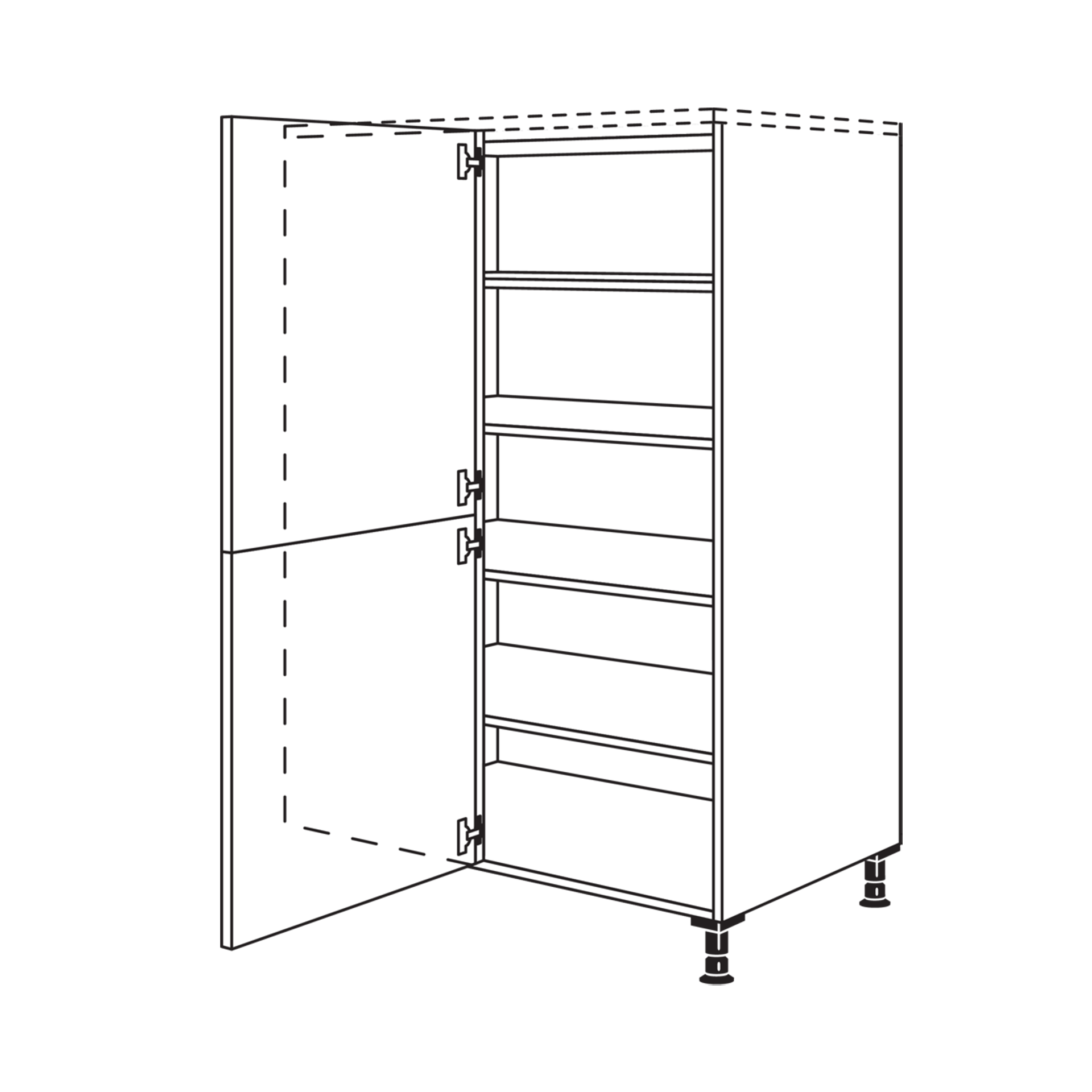 Nobilia Eck-Highboard - HDE100-50 BA.png