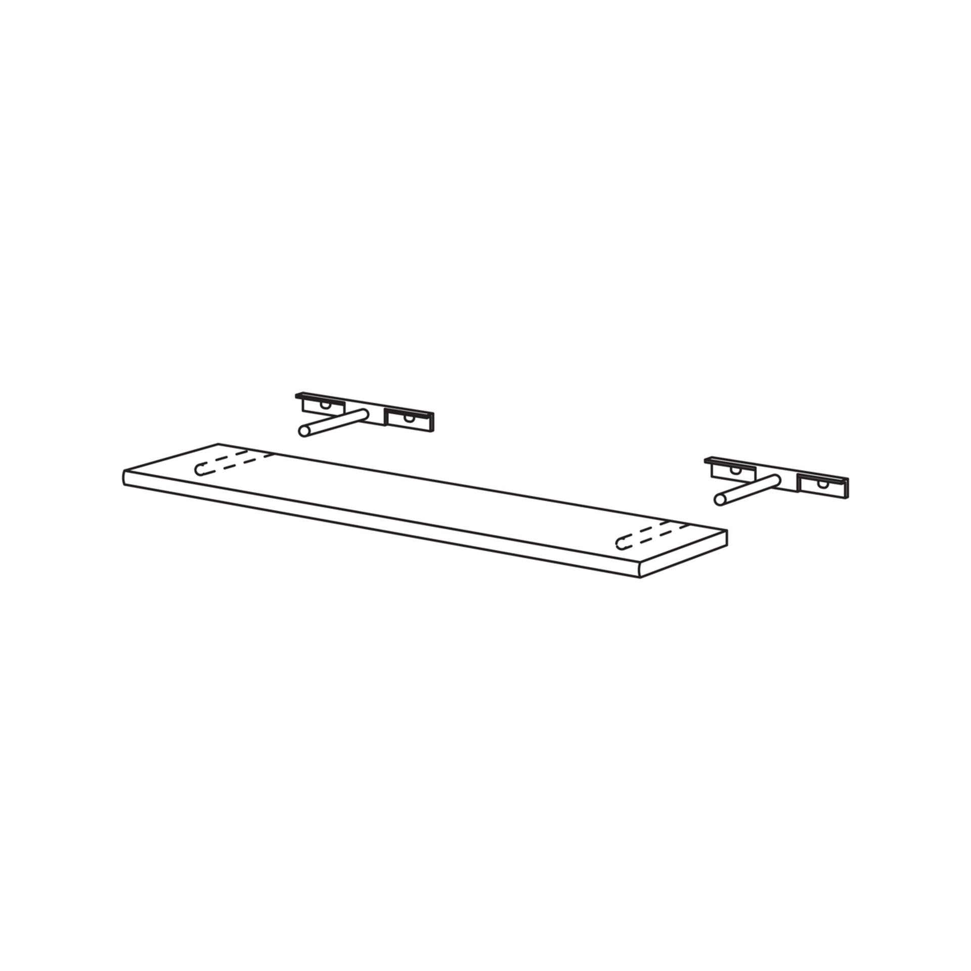 Nobilia Wand-Steckbord mit 1,6 cm und 2,5 cm Stärke
