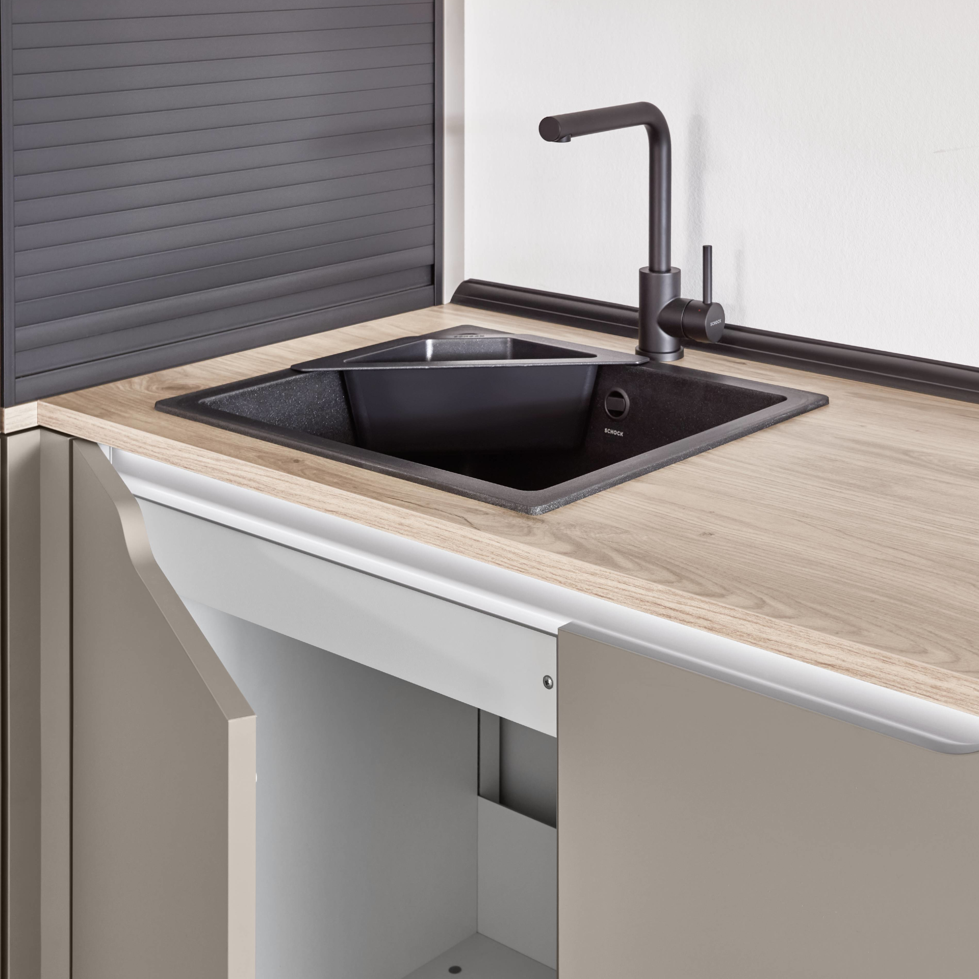 Nobilia Line N Curve Abschluss-Spülenschrank Neuheiten aus der MonA Kollektion 2026