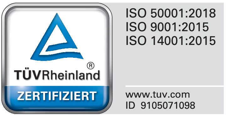Qualitätsmanagementsystem-Prüfung nach ISO 9001 des TÜV Rheinland / LGA InterCert