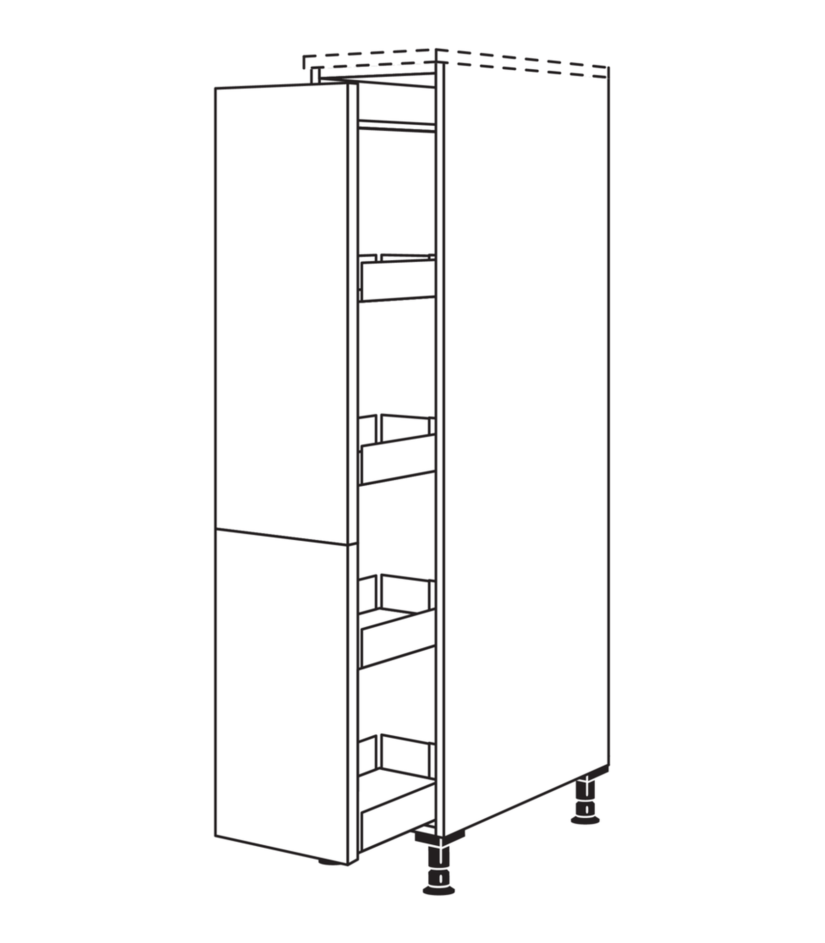 Nobilia Apotheker-Highboards in 30 und 40 cm Breite