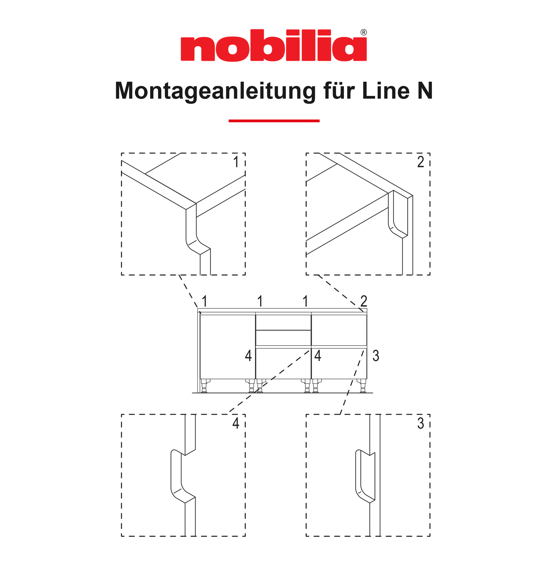 Nobilia Montageanleitung für Line N Schränke