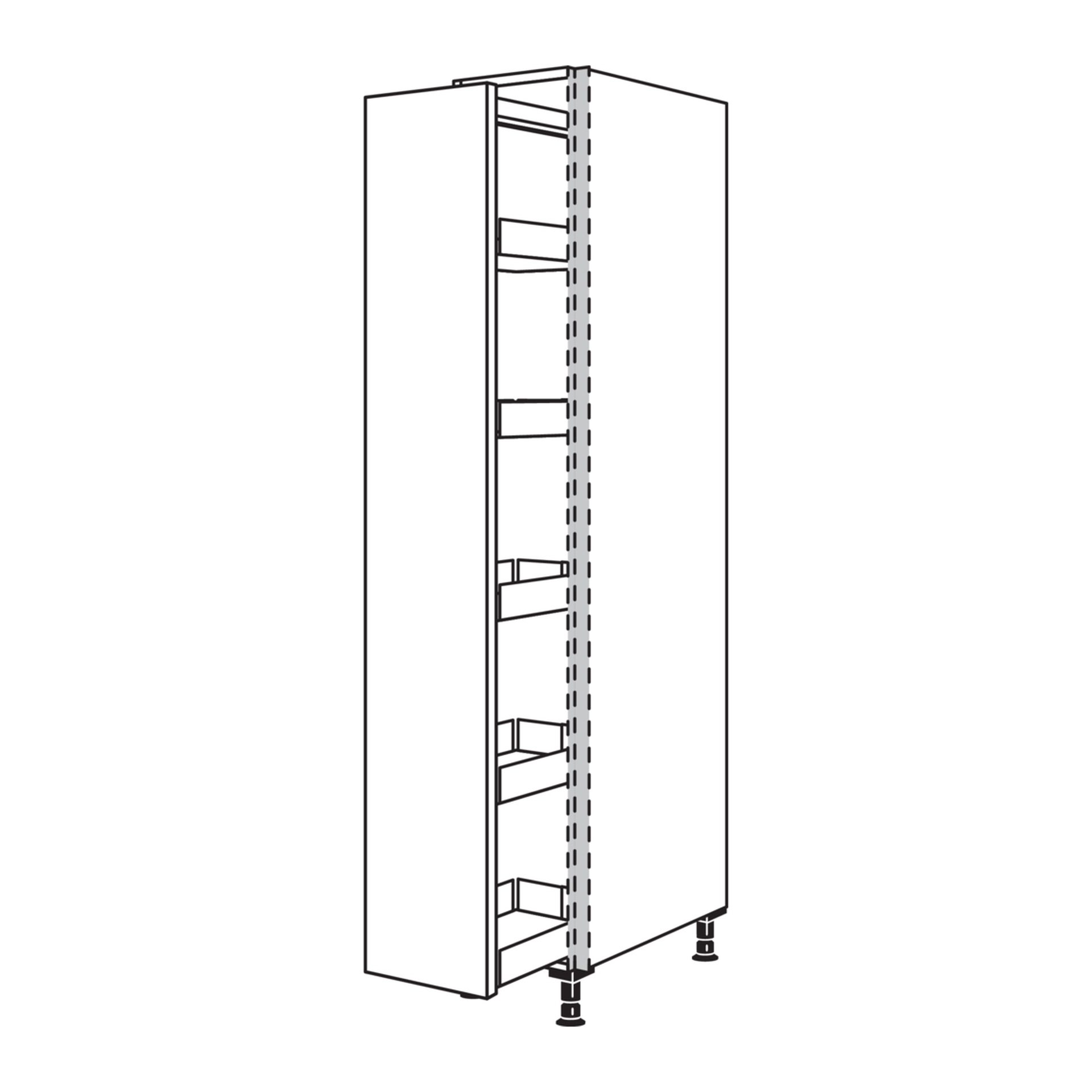 Nobilia Line N Apotheker Hochschrank in Standardhöhen 201 cm 208 cm und 216 cm