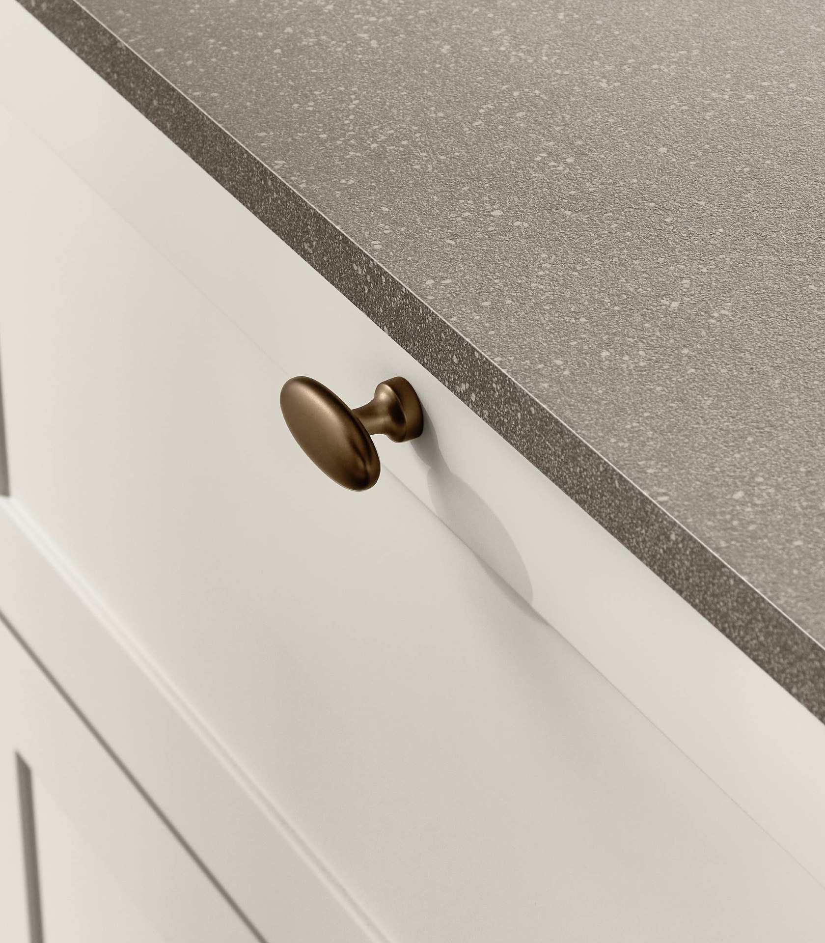 Nobilia Metallknopf-Griff 843 in Bronze-Metallic
